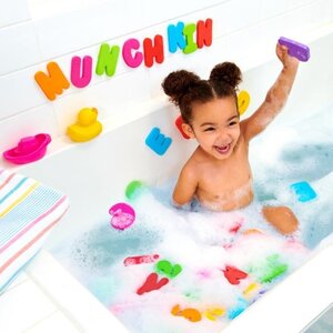 Munchkin Vonios žaislas - raidžių ir skaičių rinkinys - Yookidoo
