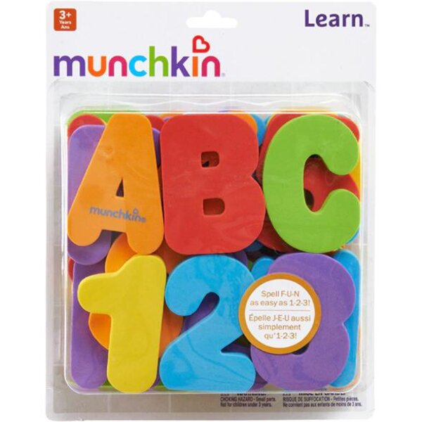 Munchkin Bath Letters Numbers NordBaby