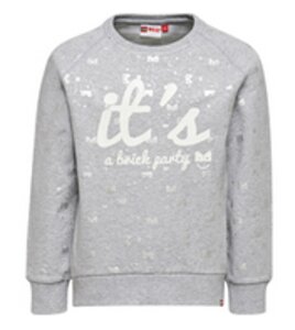 Legowear SADIE 603 - SWEAT Grey Melange 146 - NAME IT