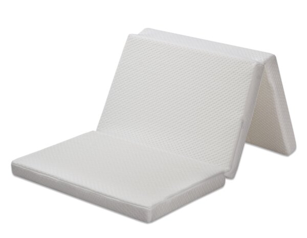 Nordbaby Comfort Foldable mattress for travelbed WHITE 120x60cm - Nordbaby