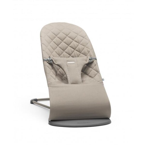BabyBjörn Bliss bouncer Wovven/Classic quilt, Sand Grey - BabyBjörn