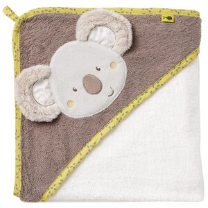 Fehn hooded bath towel 80x80 cm, Koala - Doomoo