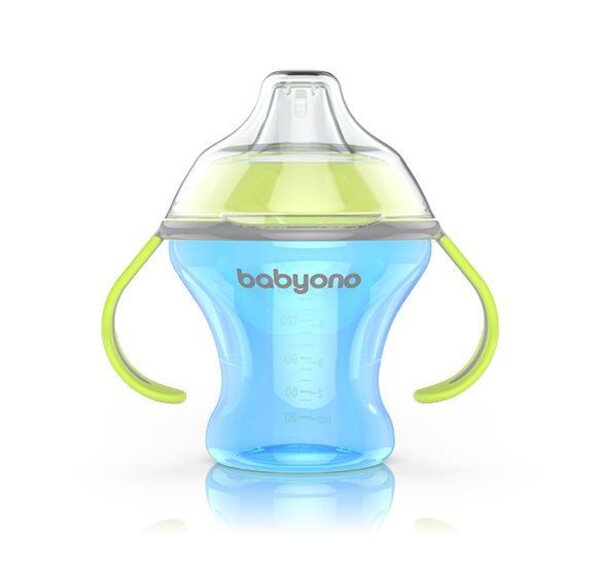 BabyOno Non Spill Cup with soft spout 180ml  - BabyOno