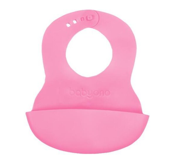 BabyOno soft bib with adjustable lock - BabyOno