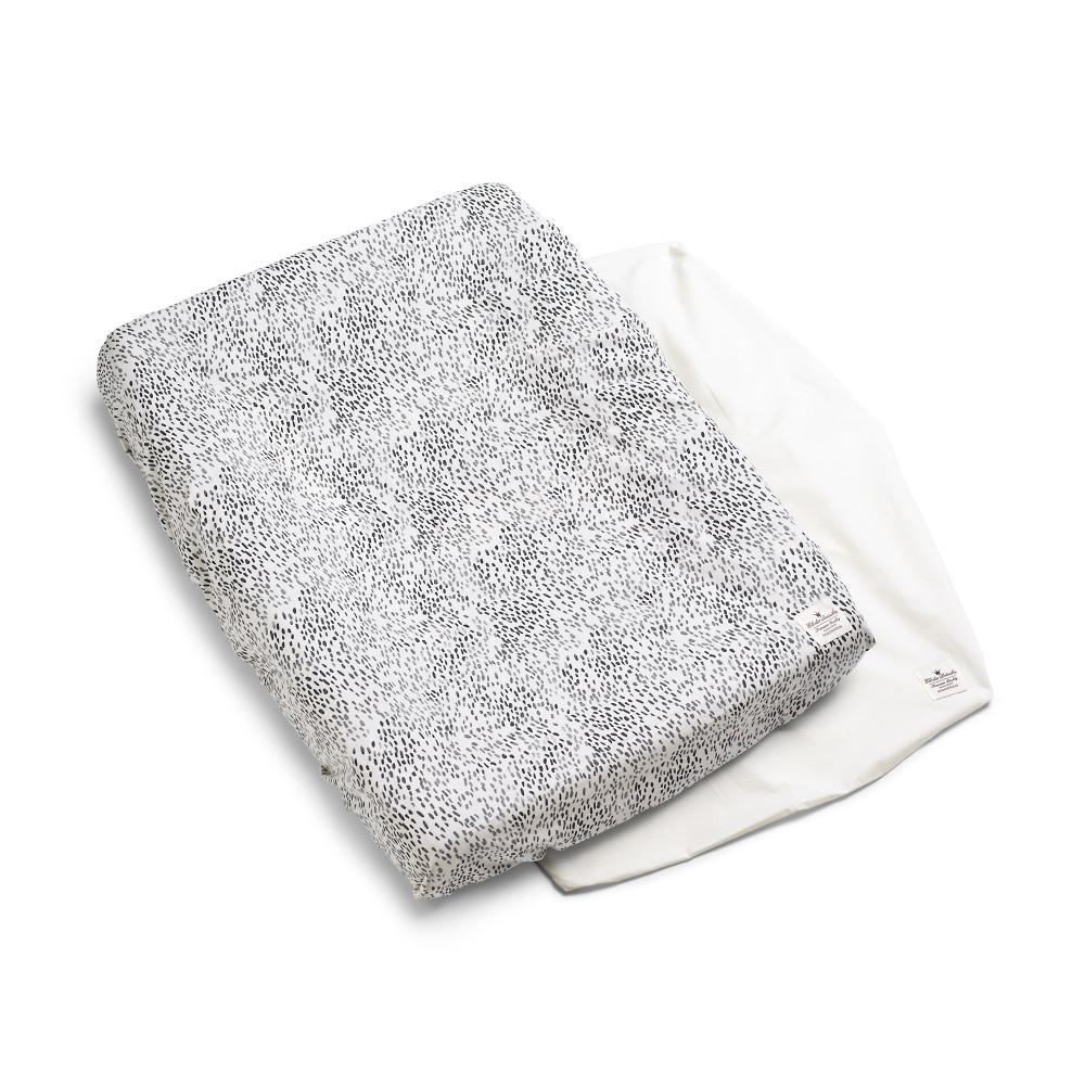 Elodie Details Changing Pad Cover - Dots of Fauna White/grey One Size - Elodie Details
