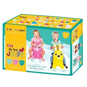 Gerardos Toys Jumpy hüppeloom heleroosa Jänes - Childhome
