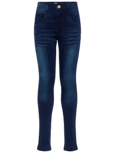NAME IT NKFPOLLY DNMTRILLE 3001 PANT NOOS Dark Blue Denim 152 - NAME IT