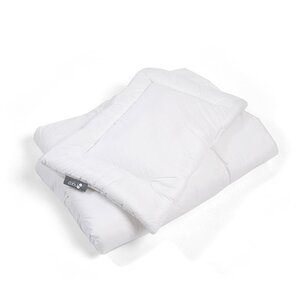 Nordbaby antklodės ir pagalvės rinkinys 100x130cm, 40x60cm, medvilnė, White - Childhome