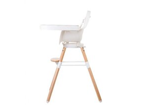 Childhome Evolu One.80° Chair Natural White 2in1 + Bumper - Peg-Perego