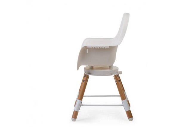 Childhome Evolu One.80° Chair 2in1 with bumper, Natural White - Childhome