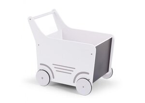 Childhome Wooden Stroller White - Childhome