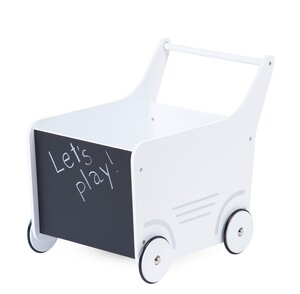 Childhome Wooden Stroller White - PolarB