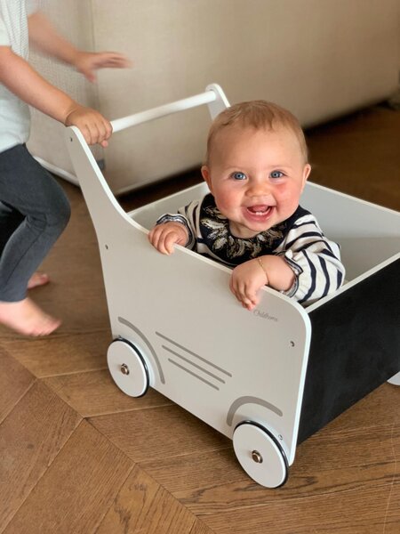 Childhome wooden Stroller White - Childhome