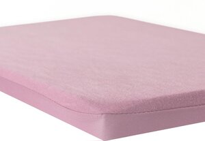Nordbaby 2in1 Fitted Sheet & Protector 60x120 Pink - Doomoo Basics