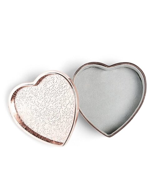 Mamas&Papas sirds formas dāvanu kastīte Rose Gold WTTW - Mamas&Papas