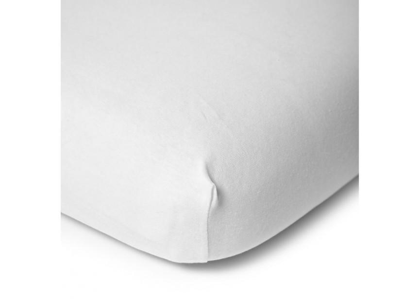 Childhome Fitted Sheet Cot 60x120cm, BIO Organic White - Childhome