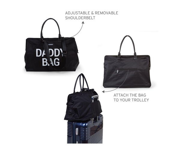 Childhome Daddy Bag Big Black - Childhome