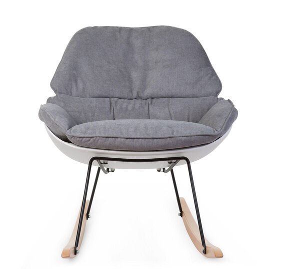 Childhome Rocking Lounge Chair White + Grey - Childhome