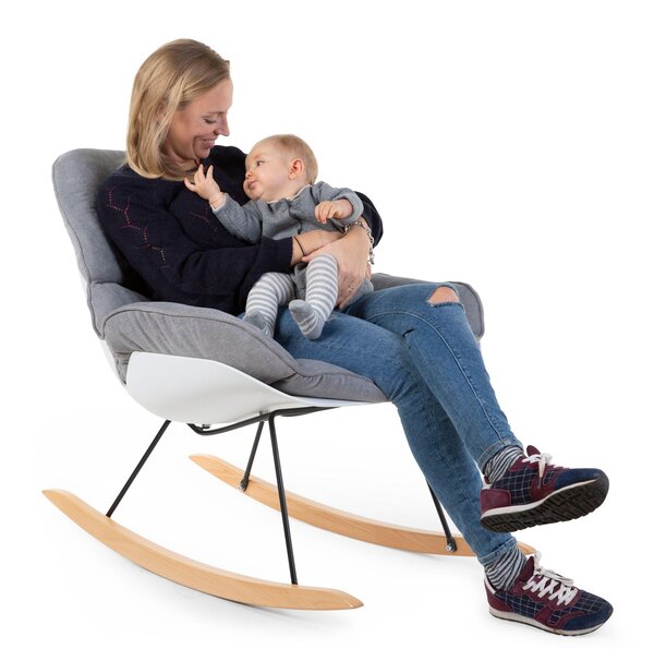 Childhome Rocking Lounge Chair Grey - Childhome