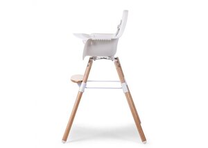 Childhome Evolu 2 chair White 2in1, with bumper - Childhome