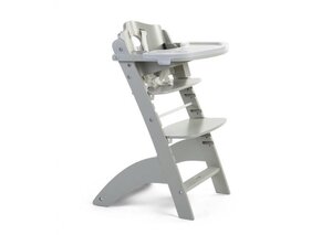 Childhome Baby Grow Chair Lambda 3 Stone Grey + Tray Cover - Cybex