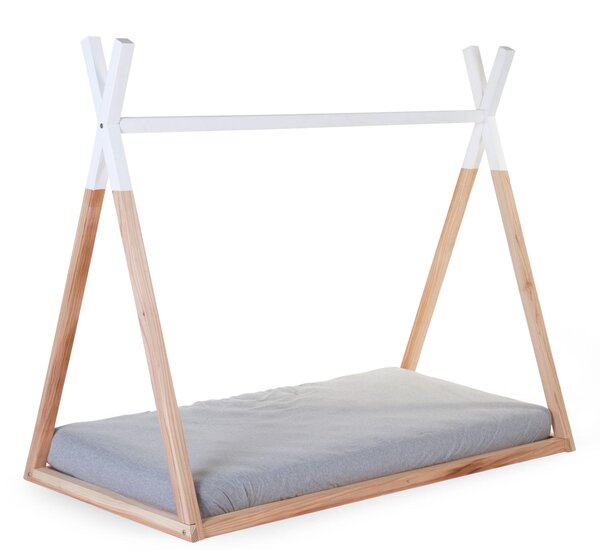 Childhome Tipi Cot Bed Natural/White 70x140 - Childhome