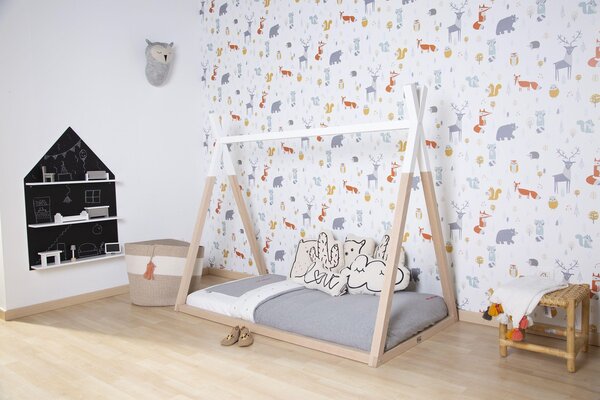 Childhome Tipi formos lova „Natural/White“ - Childhome