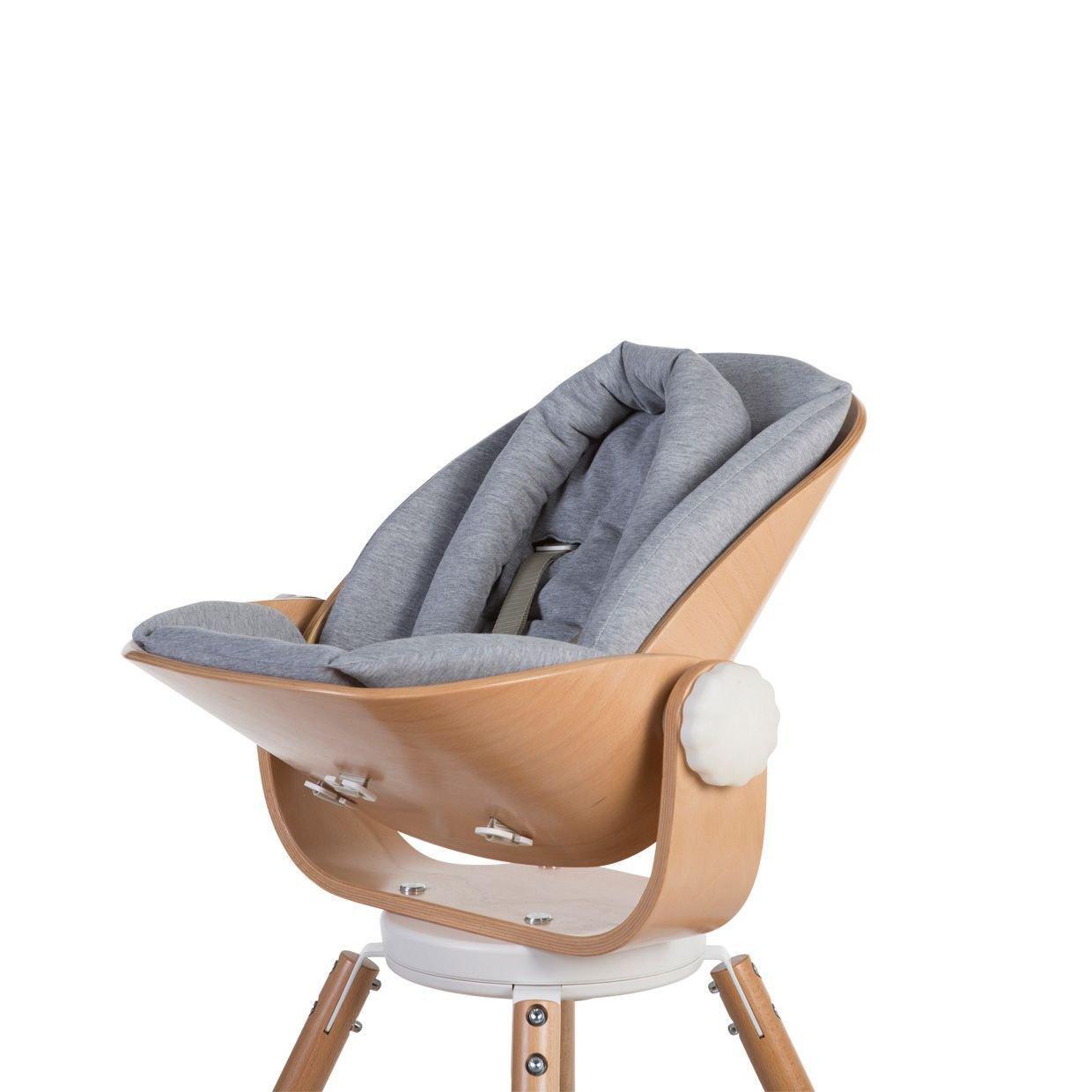 Childhome Evolu barošanas krēsla ieliktnis Jersey Grey - Childhome