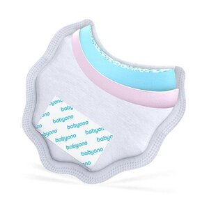 BabyOno breast pads Natural Nursing, 24 pcs, white - BabyOno