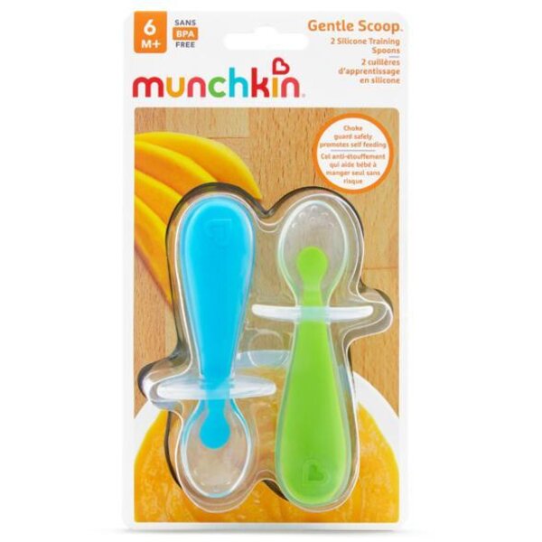 Munchkin Gentle Silicone Spoons 2pcs - Munchkin