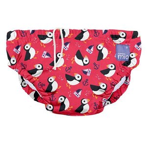 Bambino Mio Reusable Swim Nappy, Puffin Parade, Small (0-6 Months) - Nordbaby