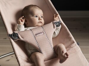 BabyBjörn BB Bouncer Bliss,Pearly Pink, Mesh - Joie