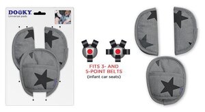 Dooky Universal Pads Grey Stars - KneeGuardKids