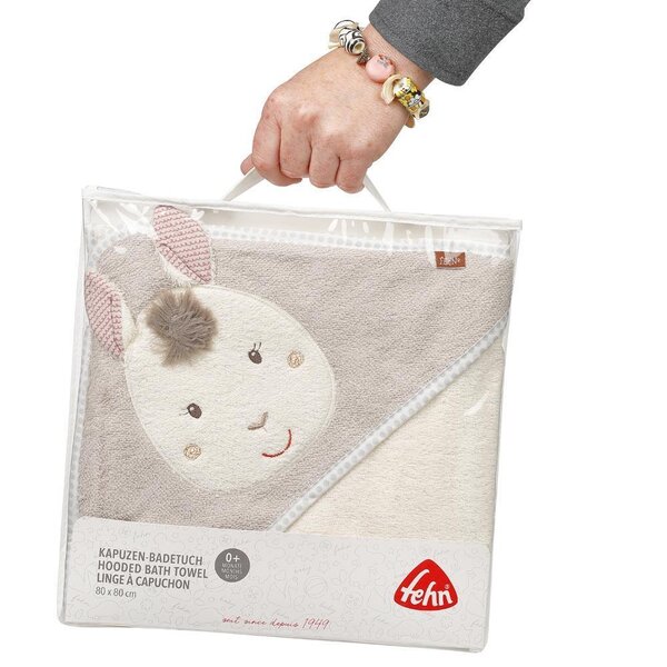 Fehn Hooded bath towel Lama - Fehn