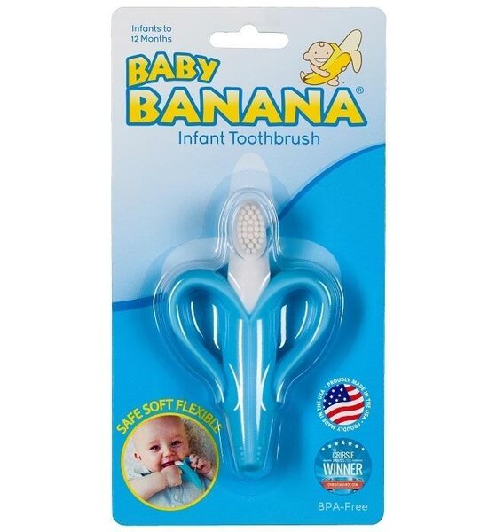 Baby Banana Infant Toothbrush Blue   Blue - Baby Banana