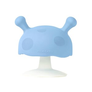 Mombella Mushroom Teether Light Blue   - Nuvita