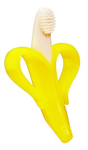 Baby Banana Infant Toothbrush Yellow 
