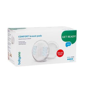 BabyOno 296- Comfort Breast pads  50+20 pcs free - Suavinex