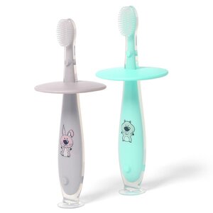 BabyOno safe toothbrush 12+ - Nordbaby