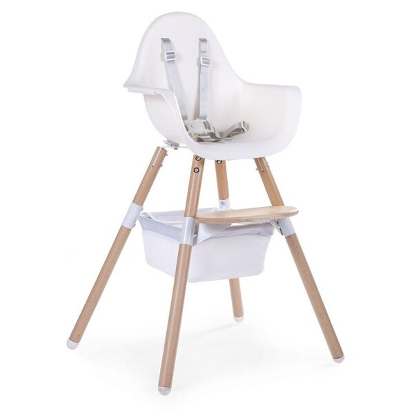 Childhome Evolu barošanas krēsla mantu grozs White - Childhome