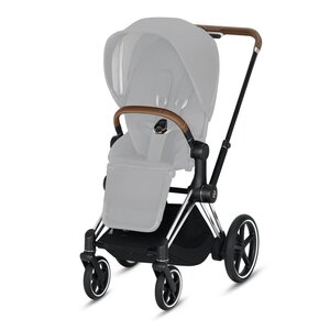 Cybex ePriam V3 važiuoklė su sėdimos dalies pagrindu Chrome Brown - Cybex