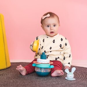 Taf Toys Žiedelių bokštas
„Hunny Bunny“ - Bibs