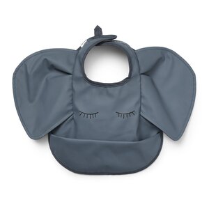 Elodie Details Baby Bib  Humble Hugo One Size Dusty Blue - Elodie Details