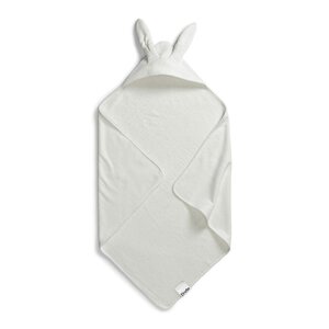 Elodie Details Hooded Towel  Vanilla White Bunny One Size White - BabyOno