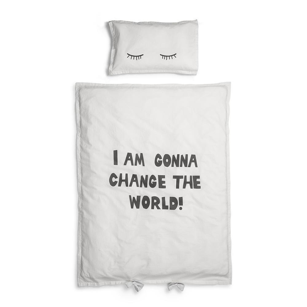 Elodie Details Crib Bedding Set 100X130cm, Change the World - Elodie Details