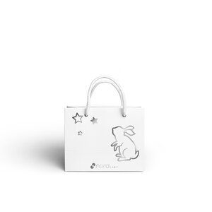 Nordbaby Gift bag  22x16 White - Nordbaby