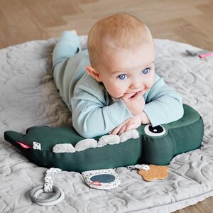 Done by Deer Activity pillow Tummy, Croco Green - Taf Toys