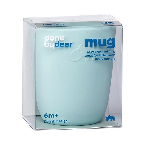 Done by Deer Silicone mini mug Blue - Done by Deer