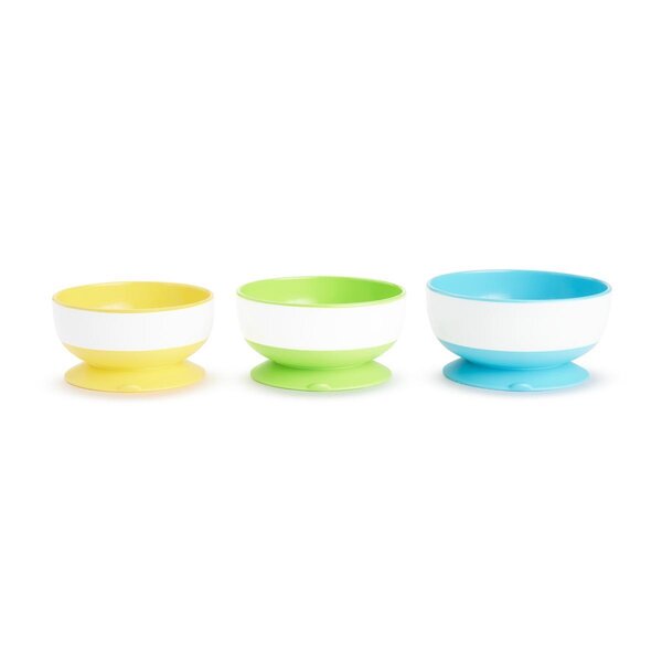 Munchkin 3pk Suction Bowls  - Munchkin