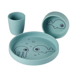 Done by Deer silicone dinner set, Sea friends - Suavinex